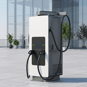Station de recharge rapide pour véhicules électriques Starcharge Titan V3 UL 180 kW à double borne DC, CCS1 NACS, écran LED, entrée 480 V, usage commercial - Product Image 1