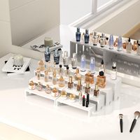 Lot de 4 présentoirs à étages en bois pour événements commerciaux, présentoir à cupcakes en bois, ensemble de présentoirs de table décoratifs