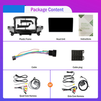 Autoradio 2 DIN Quad Octa-Core Android pour Holden Wagon 2013, Navigation GPS, Carplay