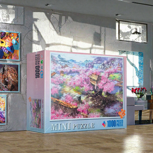 Puzzle éducatif en papier Garden Blossom - Jouet STEAM sur le thème de la nature avec 501 à 1000 pièces pour des moments en famille - Product Image 3