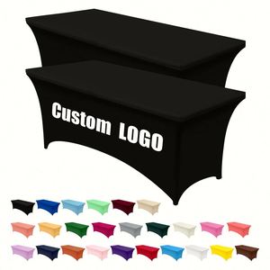 Fournitures de fête personnalisées Nappe en polyester Nappe de mariage pour hôtel pour événements avec logo personnalisé - Product Image 1