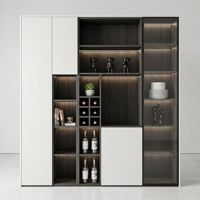 Buffet personnalisé multifonctionnel de luxe au design moderne pour salon et hôtel