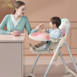 SeaMind 2-in-1 Modern Design Portable Baby Feeding <strong>Chair</strong> Non-Slip <strong>High</strong> Leg Removable Adjustable <strong>Space</strong> <strong>Saver</strong> Plastic Metal Dining - Product Image 4