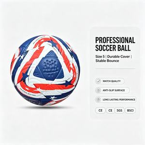 Pallone da <span class=keywords><strong>Calcio</strong></span> Termosaldato Prodotto da Azienda OEM, Misura 5, Ufficiale, in Pelle PU, per Interni/Esterni, Durevole, per Sport di Squadra - Product Image 3