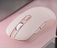Mouse Multi-Warna Dual-Mode Baru, Laris Manis di Pasar Internasional, Mouse Nirkabel BT Isi Ulang, untuk Laptop, Kantor, Gaming, Senyap, 6-Tombol, 10m