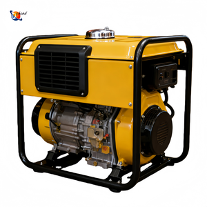 小型/ミニ5kw 6.5kw 7.5kwサイレントディーゼル発電機セット1500rpmスピード単相定格220v/380v出力スーパークワイエット50/60hz - Product Image 1