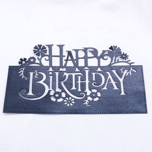 Alles Gute zum Geburtstag Karte machen Schneidwerk zeuge Metall ätz schablonen Präge ordner gestanzt - Product Image 4