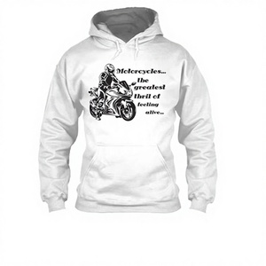 Sudadera con Capucha de Forro Polar para Motocicleta, Diseño Personalizado, Unisex, Reforzada, con Protección CE, Transpirable, Informal, para Motociclistas - Product Image 1