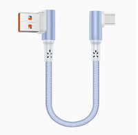 Cable de Carga Rápida USB Tipo-C 5A/6A PD 60W con Cubierta de Nailon y Conductor de Cobre Puro para Teléfonos Móviles