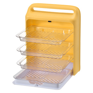 Wall Mounted Storage Tray Rectangle Foldable Easy Cleaning For Side Dishes Kitchen Shelf - Product Image 2