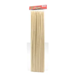 Bamboo Marshmallow S'mores Roasting Sticks 36 Inch 6mm Thick Extra Long Skewers