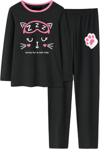 Boutieuqe Conjunto de pijamas de Halloween 2025 Venta caliente Ropa para niños Lindo gato Unicornio Manga larga Niños y niñas Ropa de dormir Traje - Product Image 4