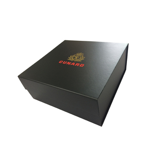 Top Perfect Large Black Folding Gift Boxes with Magnetic Closure Business Embossing Matt Lamination UV Coating Printing Handling - Product Image 5