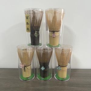 Astief bán buôn handmade <span class=keywords><strong>New</strong></span> Arrival thiết kế trang trí Charms Chasen tre Matcha Tea <span class=keywords><strong>Whisk</strong></span> với tùy chỉnh phụ kiện - Product Image 1