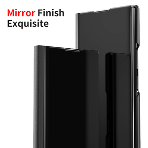 Custodia in Pelle PU per <span class=keywords><strong>Samsung</strong></span> Galaxy Z TriFold, Protezione Completa con Specchio Trasparente, Supporto per Telefono - Product Image 4