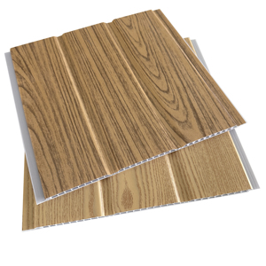 Plaques de plafond en PVC, isolation thermique, surface laminée par estampage à chaud, plafond en PVC - Product Image 2