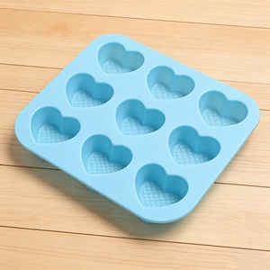 Moules en silicone personnalisés avec logo, en forme de cœur, d'étoile, ronds ou rectangulaires, outils pour la fabrication de savon, moule pour gâteau - Product Image 3
