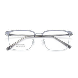 กรอบแว่นตาโลหะพรีเมียม รุ่น 8127 54-17-148 ทรงสี่เหลี่ยม น้ำหนักเบา สำหรับทุกเพศ วัสดุอัลลอยด์ - Product Image 1