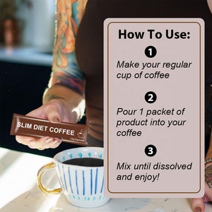ベストセラーDayneeデトックススリムバーンおなかインスタントコーヒープライベートラベルオーガニックハーブスリミング減量コーヒー女性用 - Product Image 5