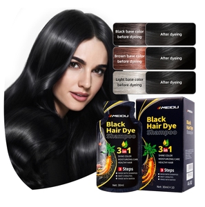 Champú Colorante para el Cabello a Base de Hierbas Nutritivas en Bolsa Pequeña OEM - Product Image 1