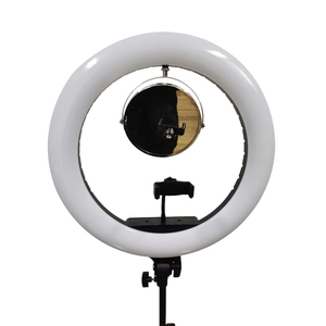 2024 prix usine populaire diffusion en direct vidéo trépied support pour téléphone photographie lumières anneau lampe avec miroir - Product Image 4