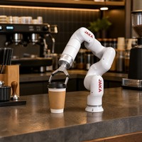 Lengan Robot Kolaboratif Mini 2kg Beban Angkut 580mm Jangkauan 6 Axis Cobot Ringan JAKA Mini2 untuk Pembuatan Kopi di Laboratorium
