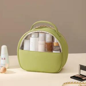 Bolsas de gran venta, nueva bolsa de cosméticos transparente, bolsa de almacenamiento para el cuidado de la piel, bolso de Pu de alta calidad - Product Image 3