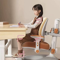 Chaise d'apprentissage anti-cyphose pour enfants avec hauteur réglable, chaise d'apprentissage intelligente ergonomique moderne pour enfants