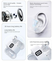 Audífonos Inalámbricos Q16 de Alta Calidad con Pantalla LED, Auriculares Intrauditivos HiFi Estéreo con Control Táctil, Bluetooth 5.3, para Deportes y Juegos