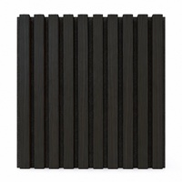 Panneau Acoustique Décoratif en Feutre Noir WYRAX pour Salles de Conférence et de Réunion – Traitement Mural – Fourniture en Gros pour Projets