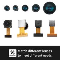 Personnalisé embarqué OV5645 AF FF YUV avec Flash LED 5MP Pixel Sensor 2k 1080p MIPI usb dvp Camera Module