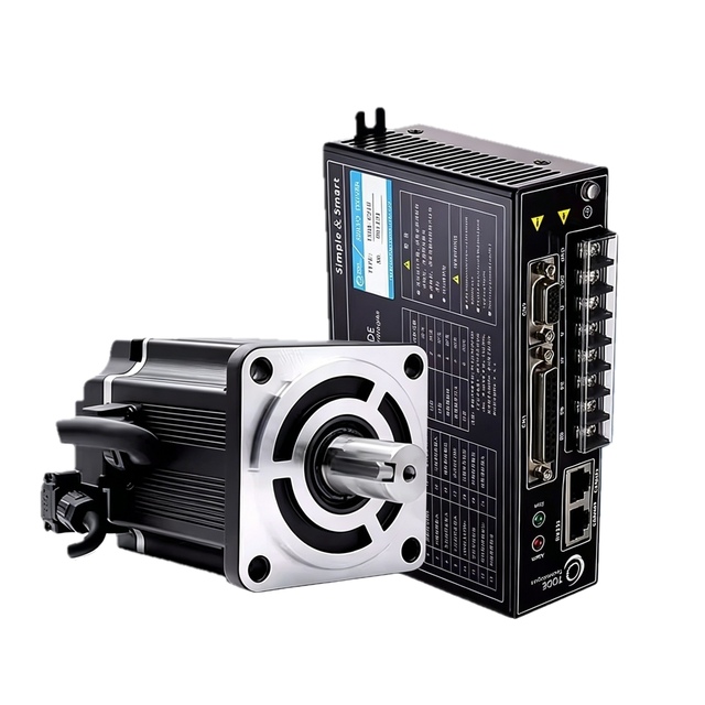 Low-Voltage DC Servo Motor Kit 24V/48V Brushless 100W-2kW EtherCAT Drive Brake IE4 Efficiency IP65 Stainless Steel Gear 3000 RPM