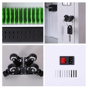 Steel <b>Tablet</b> Computer Charging Locker Code Lock Floor Mount Assembled Charging Station Mobile Phone Centralized Management - Product Image 3