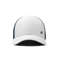 Topi olahraga bisbol Snapback luar ruangan bersirkulasi Logo kustom tambalan karet