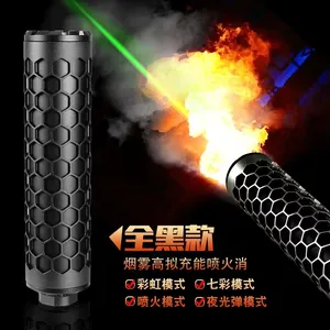 Rastreador de Humo de 14 mm CCW de Metal <span class=keywords><strong>con</strong></span> Luz LED de Colores para Pistolas de Juguete de Gel Blasters - Product Image 4