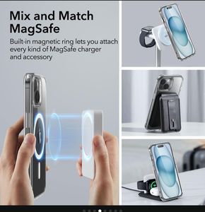 Funda de Lujo Acrílica Impermeable con Carga Inalámbrica, Cubierta Magnética Transparente para <span class=keywords><strong>iPhone</strong></span> 17 y 17 <span class=keywords><strong>Pro</strong></span> <span class=keywords><strong>Max</strong></span> - Product Image 4