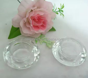 Wholesale Cheap Handmade Decorative <strong>Tealight</strong> Medium Diamond Crystal Round Votive Candlestick <strong>Holder</strong> for Home Decoration - Product Image 4