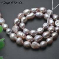 Perle d'eau douce naturelle de bonne qualité personnalité à la mode forme baroque perles en vrac pour la fabrication de bijoux collier bracelet