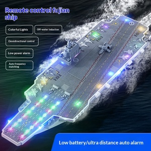 Barco Eléctrico de Alta Velocidad a Control Remoto, Modelo de <span class=keywords><strong>Portaaviones</strong></span>, Juguete Acuático para Niños con Luces para Uso en Exteriores - Product Image 2