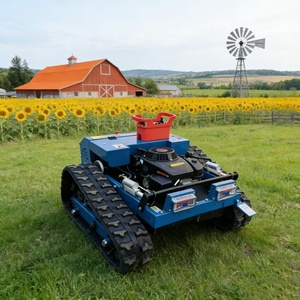Free Shipping Multifunctional RC Robot <b>Remote</b> <b>Control</b> Lawnmower All Terrain Farm and Lawn Trimming <b>Mower</b> - Product Image 4