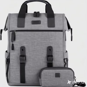 Sac à dos de voyage personnalisé BSCI, approuvé par les compagnies aériennes, imperméable, pour ordinateur portable 15,6 pouces - Product Image 1