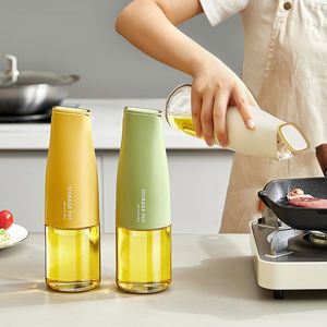 Dispensador de Aceite Antiderrames de 500 ml (17 oz) con Tapa Automática, Botella de Vidrio para Aceite de Oliva y Salsa de Soya, Personalizable con Logotipo, para Cocina y Barbacoa - Product Image 1