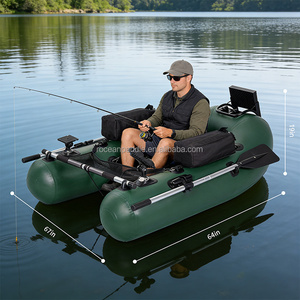 Bateau <span class=keywords><strong>de</strong></span> pêche gonflable léger OEM, mini bateau <span class=keywords><strong>de</strong></span> pêche ventral portable pour 1 personne, en promotion - Product Image 1