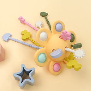 Wolife Original Baby <strong>Silicone</strong> <strong>Pull</strong> String Sensory <strong>Toy</strong> Teether Teething Montessori String Interactive <strong>Toy</strong> for Babies 6-12 Months - Product Image 4