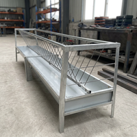 Nouvel abreuvoir automatique robuste en métal galvanisé pour moutons, à usage humide/sec, et support portable pour chèvres, pour usage agricole par Fluent Wonder