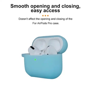 Étui en silicone qui brille dans le noir pour Apple <span class=keywords><strong>Air</strong></span> Pods 2 1 <span class=keywords><strong>Pro</strong></span> <span class=keywords><strong>3</strong></span>, étui protecteur pour Airpods en silicone qui brille dans le noir - Product Image 2