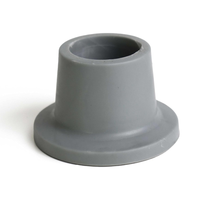 Pieds en caoutchouc antidérapants pour chaises de douche (x4 pièces) Embouts pour chaises de douche pour tubes de 28-30 mm Base de 60 mm Gris KMINA P30037