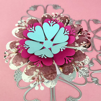AAGU Metal Cutting Die mold Scrapbook decorazione goffratura Album fotografico decorazione creazione di carte 3D Flower Metal Cutting Dies