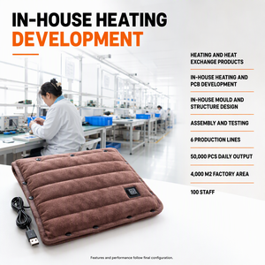 Custom Graphene <b>Heated</b> Hand <b>Warmer</b> with Fast Heating and Soft Touch Fabric for OEM Project Buyers, OEM ODM Development Support - Product Image 2