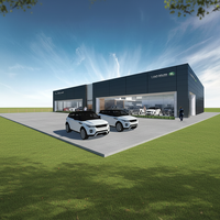 Affordable Prefabricated Steel Structure Commercial Market Low Cost Quick Installation Supermarket Building Plan